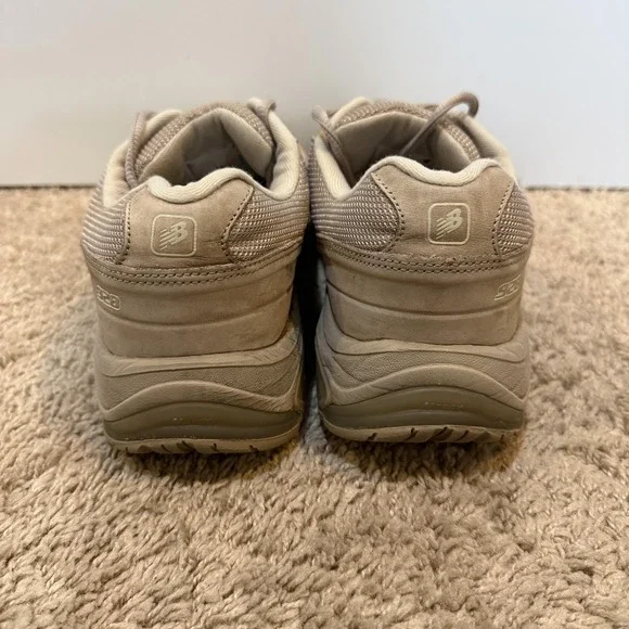 New Balance 928 Shoes Womens Size 9.5 Beige Leather Walking Sneakers Athletic - Picture 4 of 8